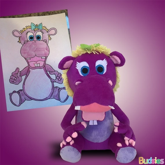 custom stuffed animal from drawing