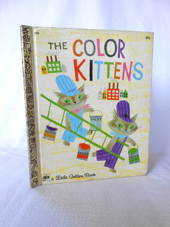 A Little Golden Book The Color Kittens 1972 Collectible 436