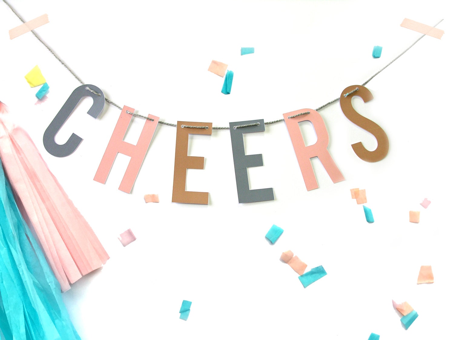 CHEERS /// Letter Banner