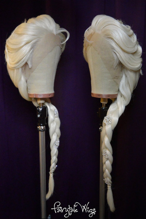 Elsa Wig Movie Style by Fairytale Wigs by FairytaleWigs on Etsy
