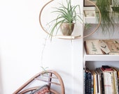Handmade Bentwood Hanging Planter -modern, boho