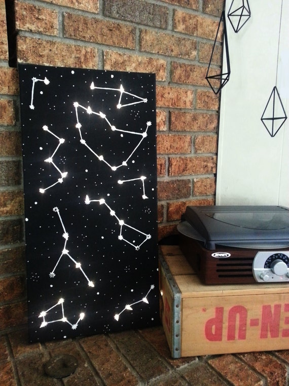 12 x 24 Lighted Constellation Wall Art