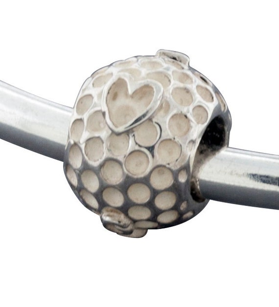 Golf Ball Bracelet Bead/Charm