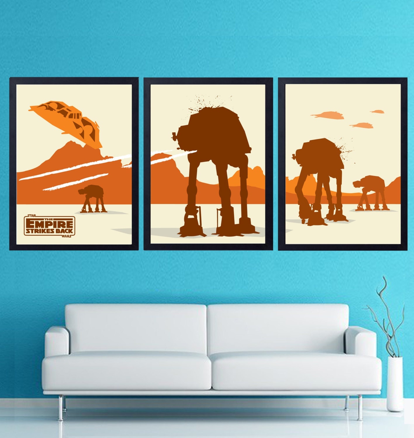 Vintage Star Wars Poster Set. The Empire Strikes Back