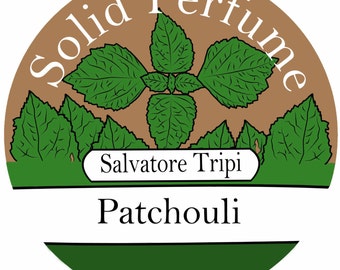 PATCHOULI Handmade Solid Perfume Organic 10gm Round Container by Salvatore Tripi - Italian Recipe