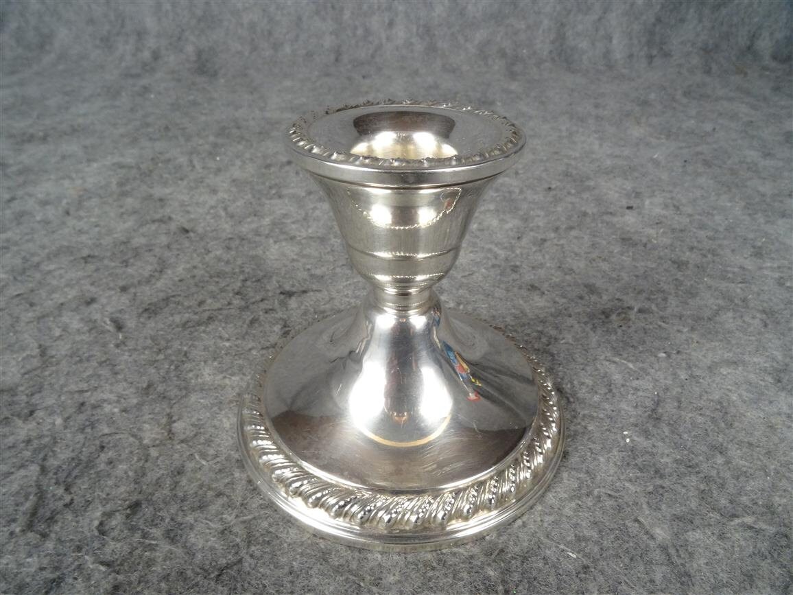 Rogers Sterling Silver Candle Holder by DavaultEmporium on Etsy
