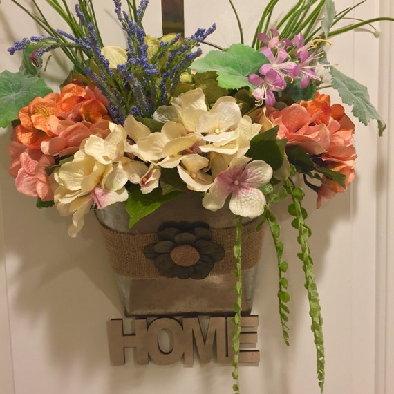 Hanging Front Door Flower Basket