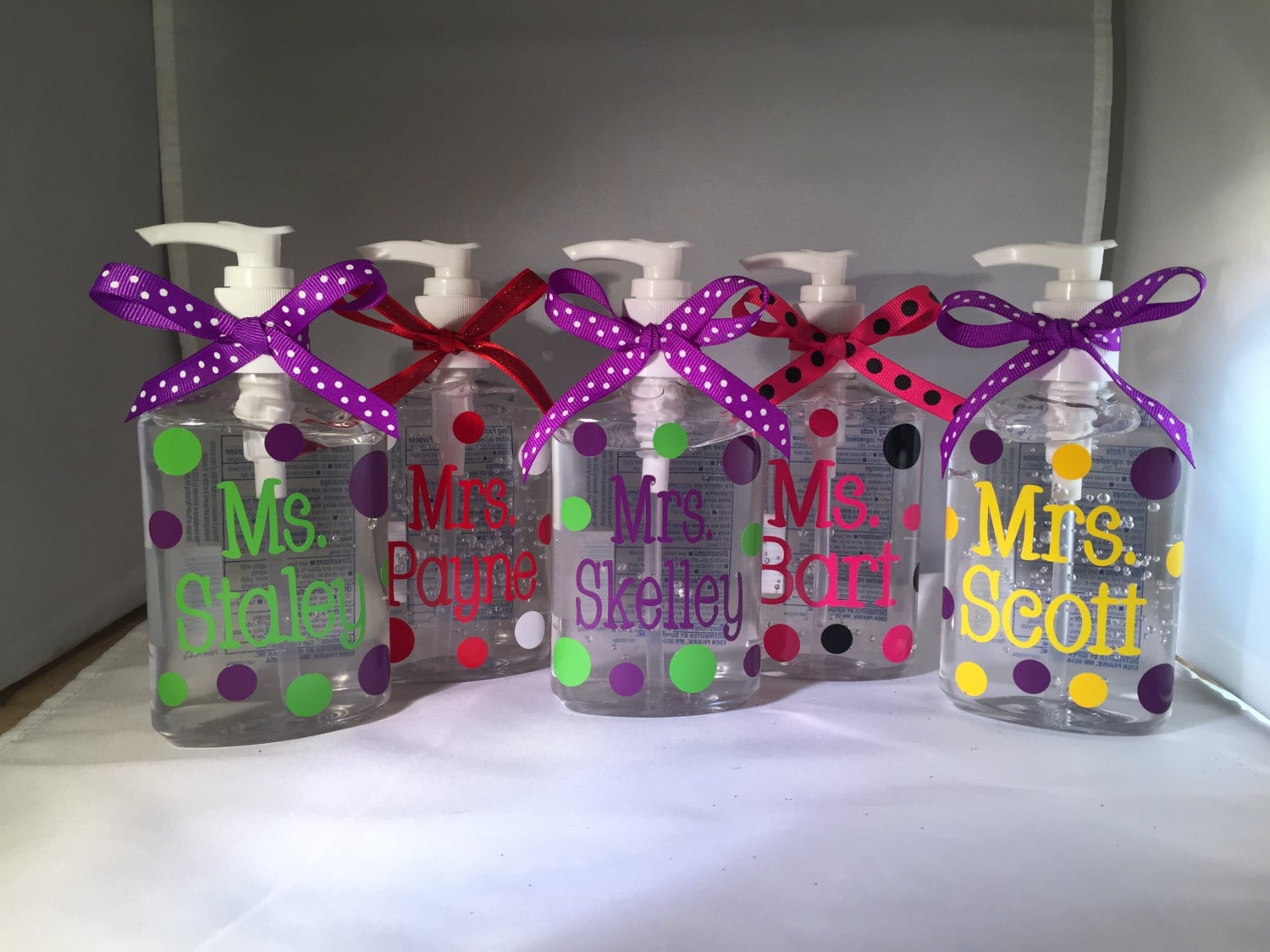 Custom/Personalized Hand Sanitizer by DawnMarieDesign on Etsy
