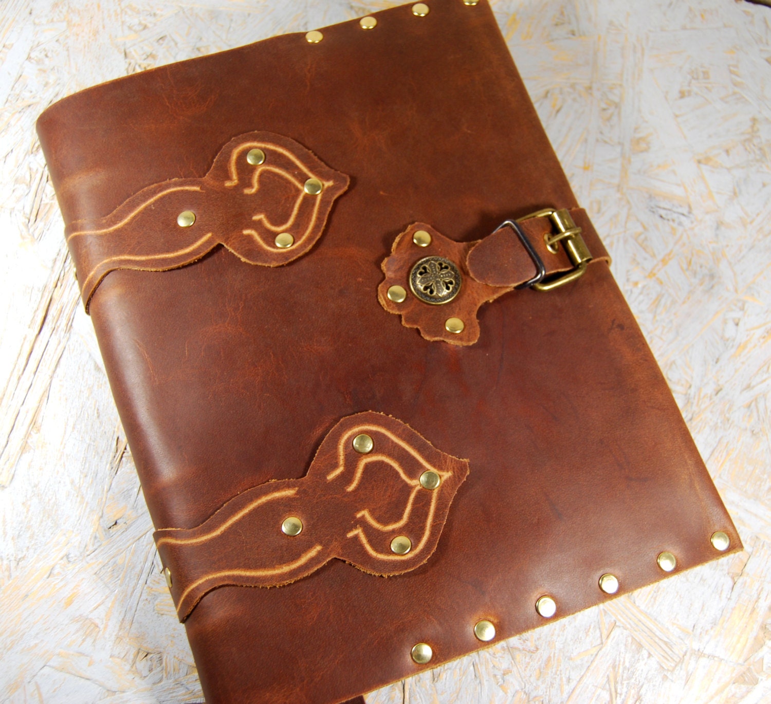 Medieval Leather Journal Handmade Journal Personalized