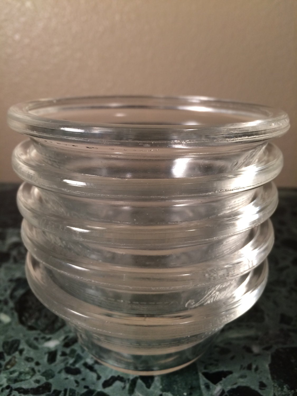 Vintage McKee Glasbake Glass Custard Cups Ramekins Baking