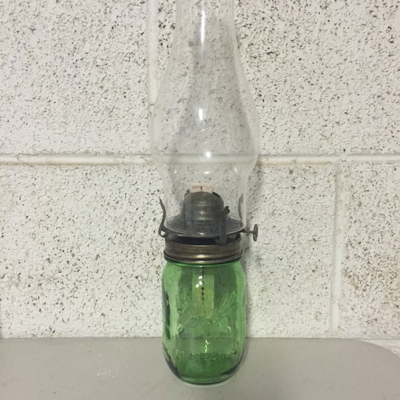 mason jar oil lamp