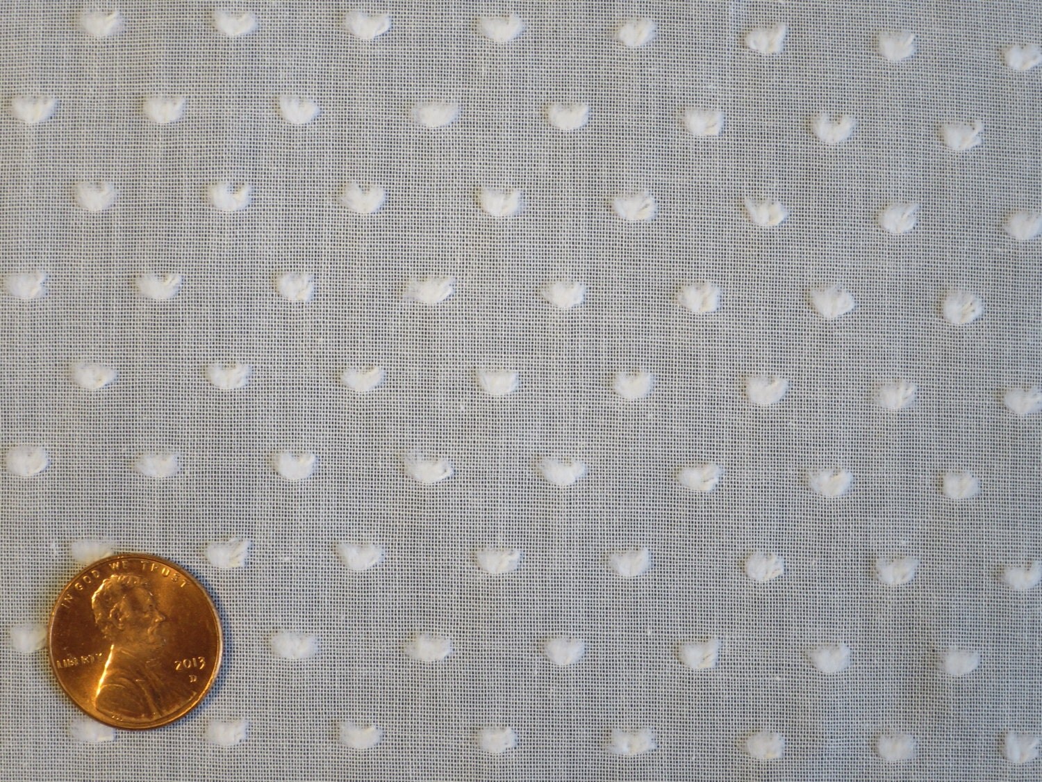 White Dotted Swiss Fabric for Heirloom by HeirloomSewingStore
