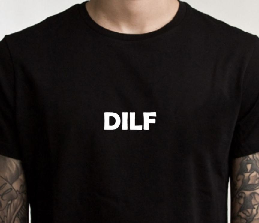 DILF tee shirt funny tshirt dad shirt new dad graphic tee