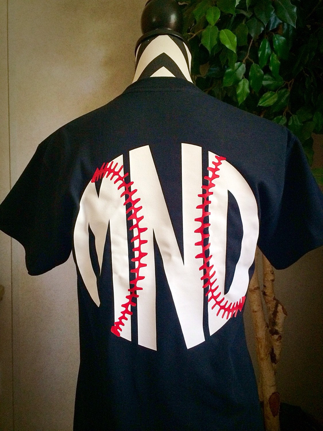 monogram baseball shirt