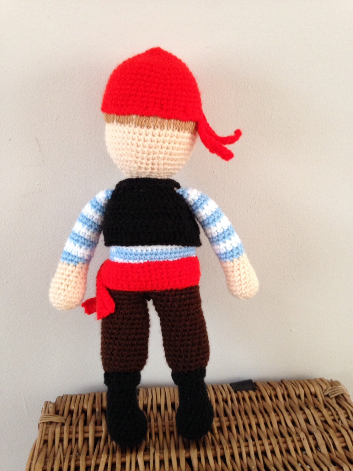 Handmade pirate doll