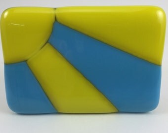 Fused Glass Belt Buckle
