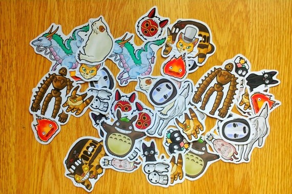 studio ghibli stickers