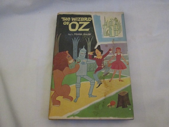 Vintage 1955 The Wizard Of Oz By L Frank Baum Junior Deluxe