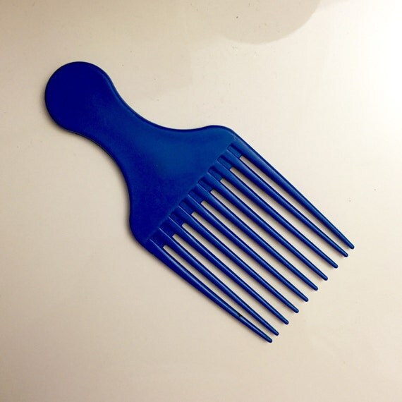 Items similar to SOLD OUT! Vintage Goody Plastic Hair Pick Blue on Etsy