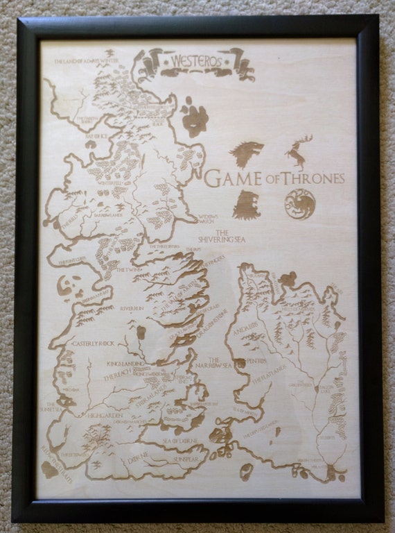 Wooden map
