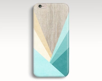 iPhone 7 Case, iPhone 6s Case, Geometric iPhone 6s Plus Case, Wood Print iPhone 6 iPhone 5s Case iPhone SE Case Mint iPhone 7 Plus Galaxy S7