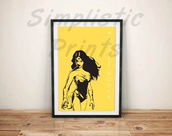 Wonder Woman Wall Art wonder woman wall | etsy Wonder Woman Wall Art wonder woman wall | etsy