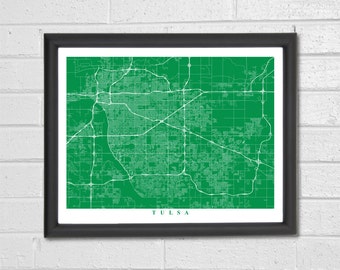 ... Home Map - University of Tulsa - Custom - Anniversary Gift Shower Gift