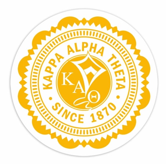 Kappa Alpha Theta Seal Sticker