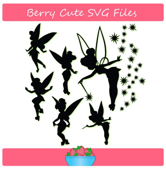 Tinker Bell Silhouettes Svg File