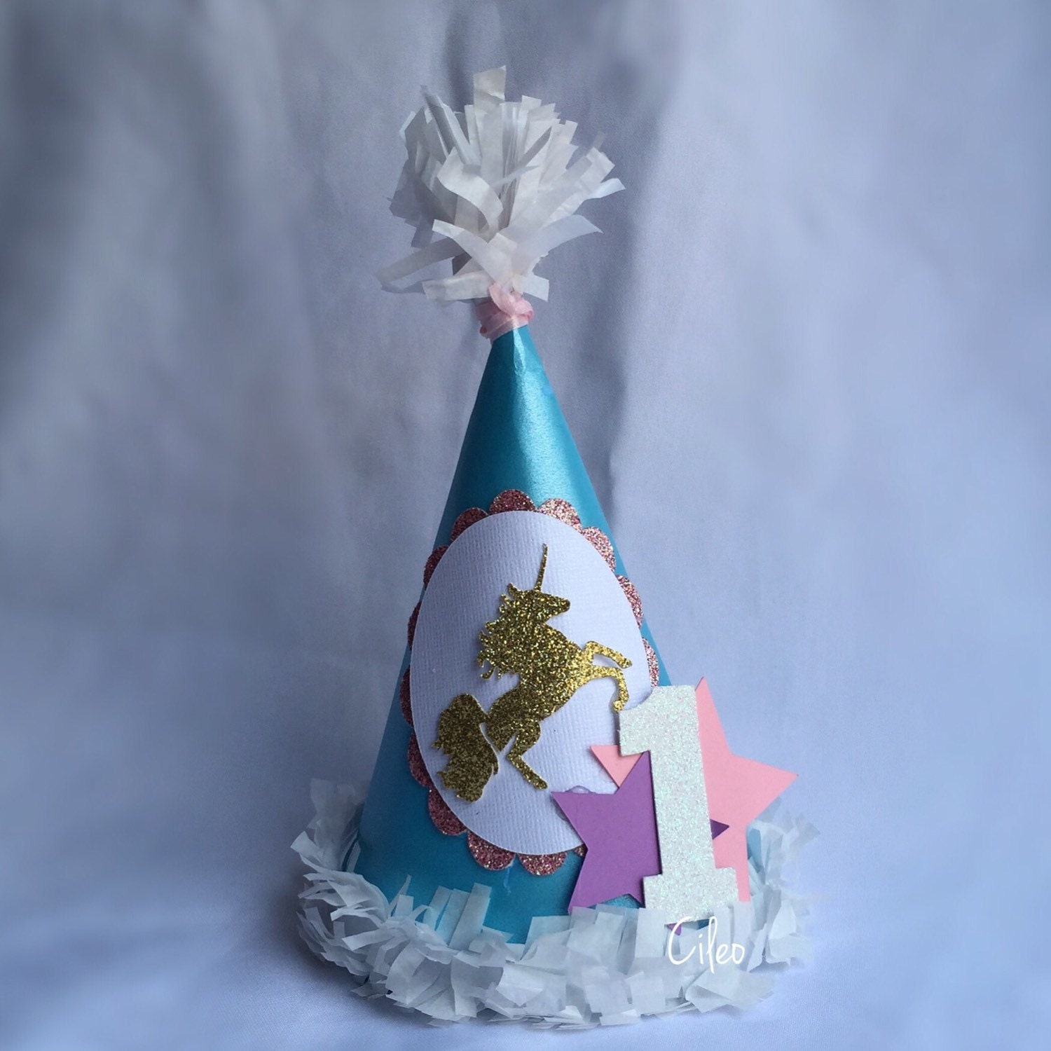 Unicorn Party Hat by Cileo on Etsy