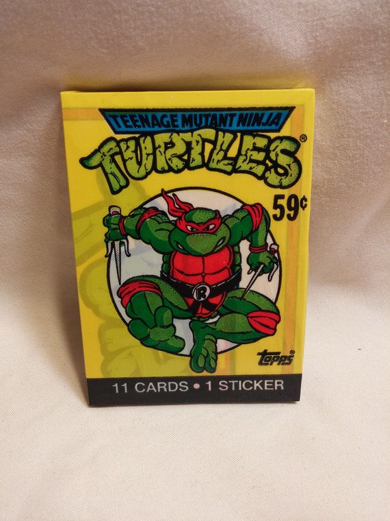 Topps 1989 Teenage Mutant Ninja Turtles TMNT Jumbo by ThriftbyMail