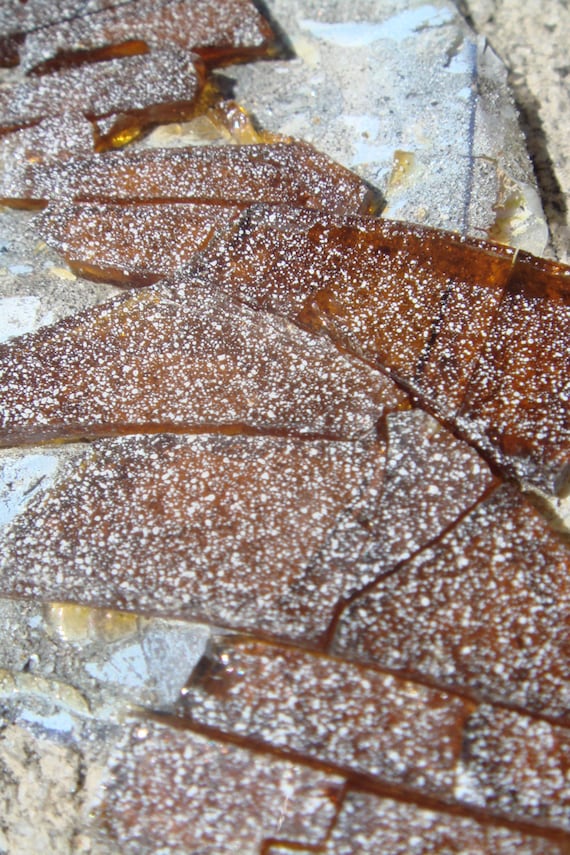 Broken Glass Root Beer Float Brown Spray Paint