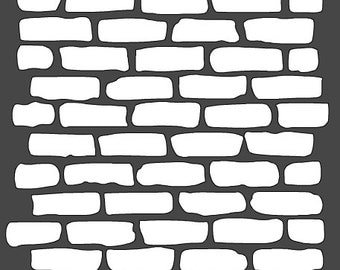 Bricks Stencil - 12x12