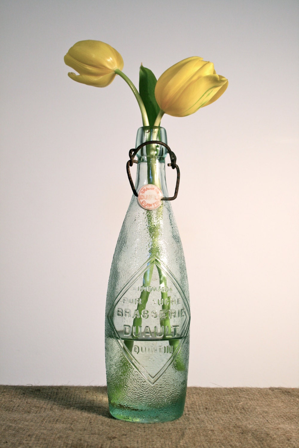 ON HOLD for woodlandsolitude French vintage lemonade bottle