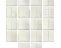 18 Sheets Nail Art Nail Guide Stickers Nail Tip Stickers Nail Stencil