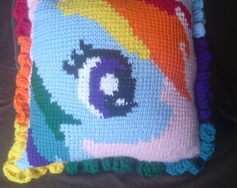 my little pony rainbow dash pillow