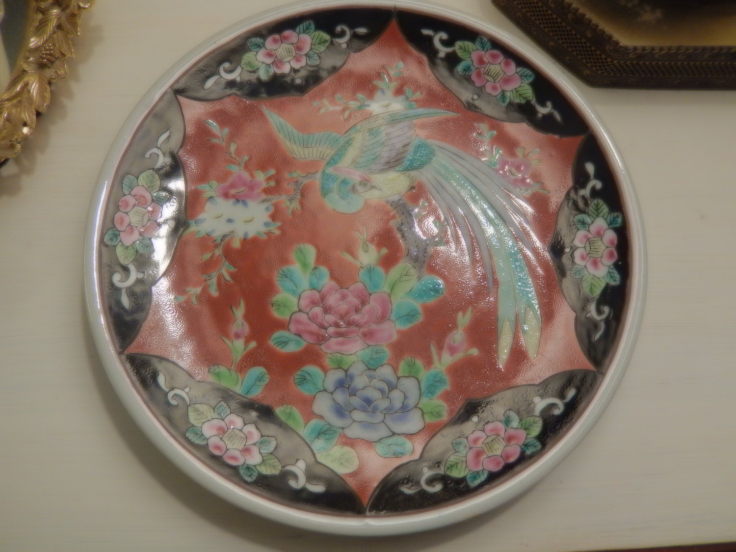 JAPAN HAND PAINTED Plate
