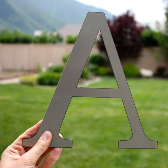 Classic 8 Capital Laser Cut Metal Letters