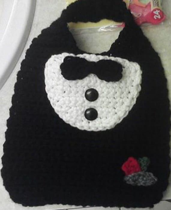 Tuxedo Bib Crochet Formal Wear