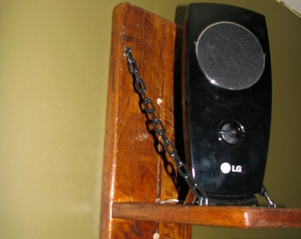 Rustic Wooden Speaker Stands
