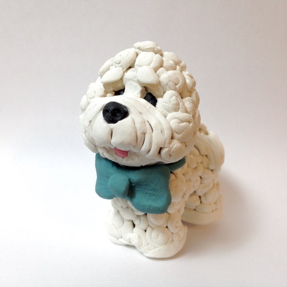 bichon frise figurines