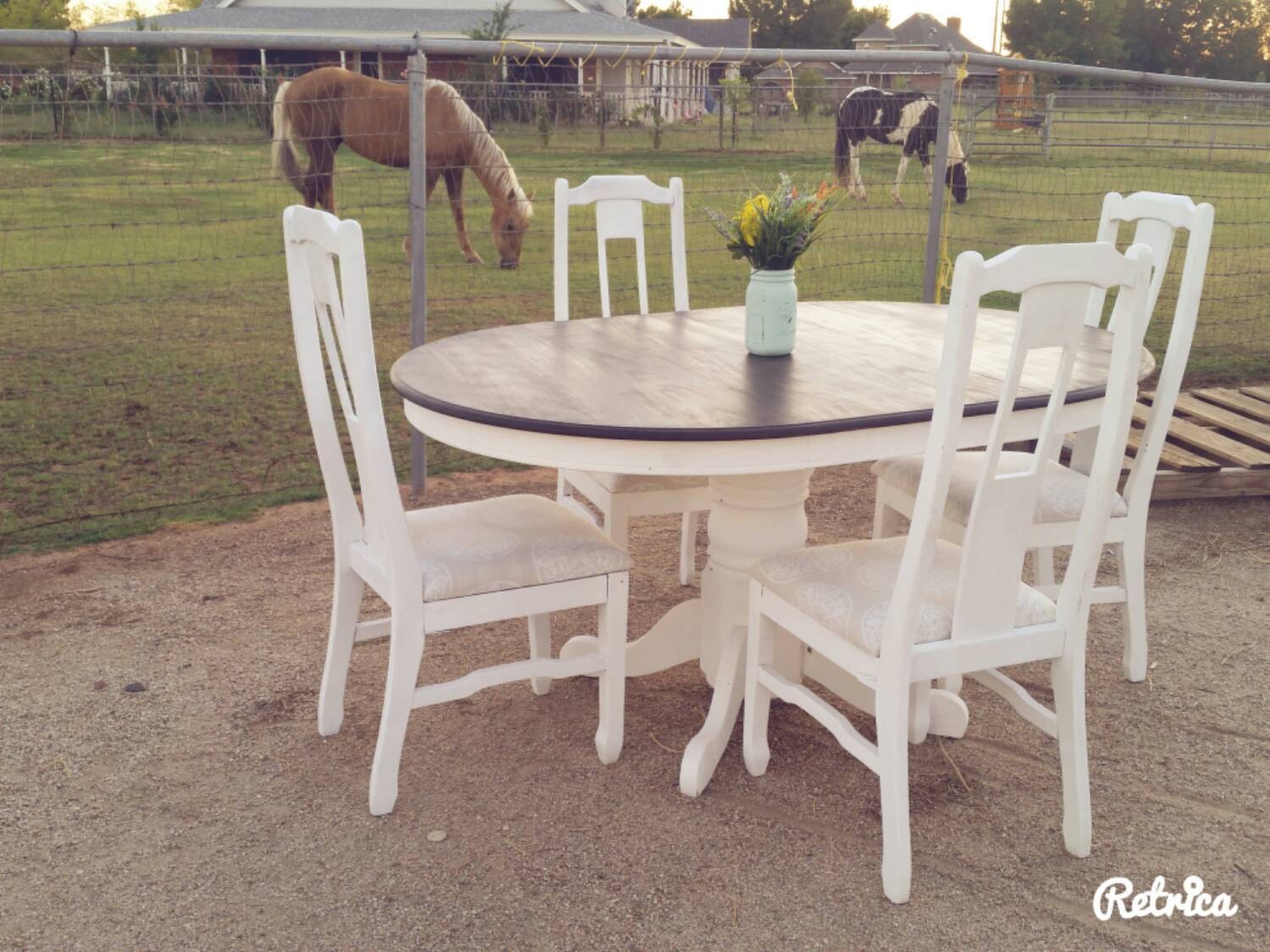 Rustic Farmhouse Table And Chairs Haute Juice   Il Fullxfull.784406139 Ivm1 