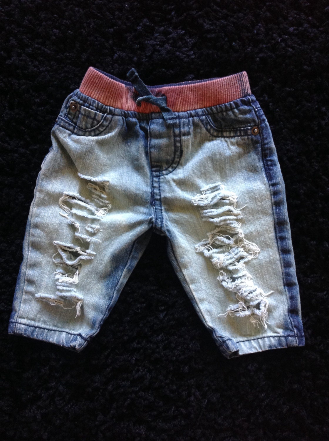 Unisex Baby Jeans by DestroyedBySnow on Etsy