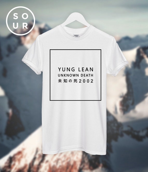 yung lean unknown death t shirt