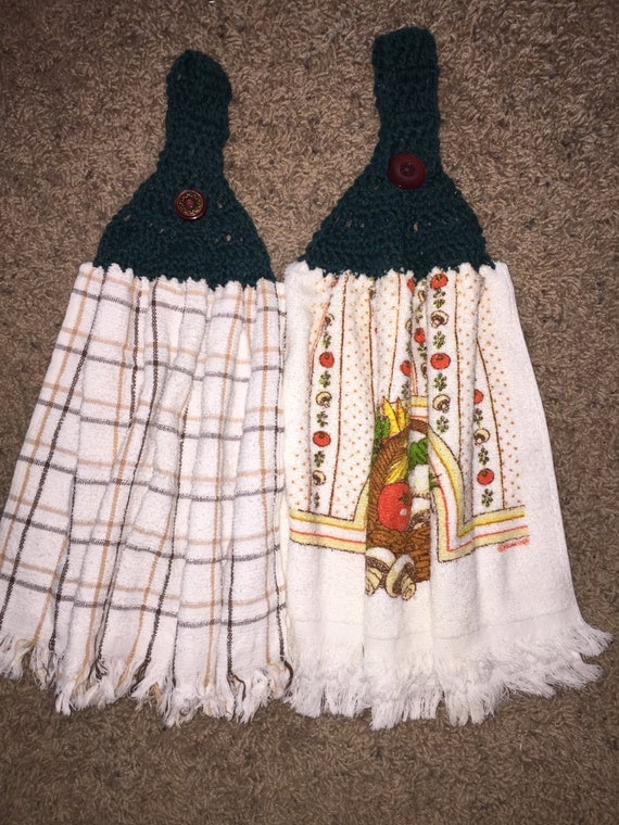 Dish towels by CraftsbyMarie1 on Etsy