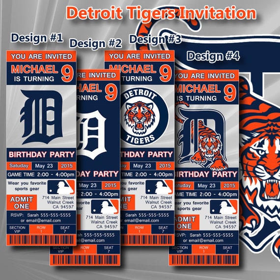 detroit tigers ticket barcode clipart