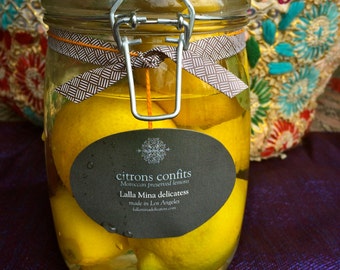 organic Preserved lemons moroccan style