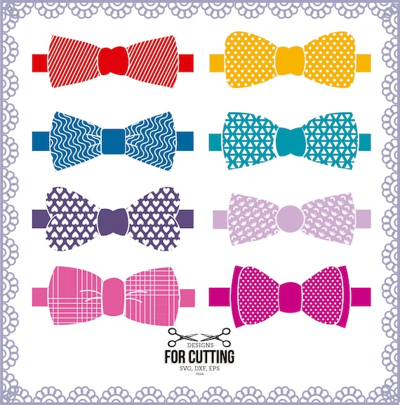 BOW TIES cut Files .svg / .eps / .dxf suit father man