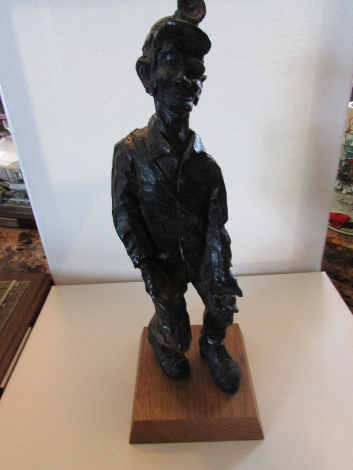 COAL MINER Statue by on Etsy