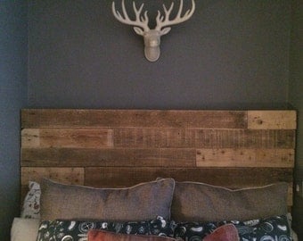 Reclaimed Wood Headboard